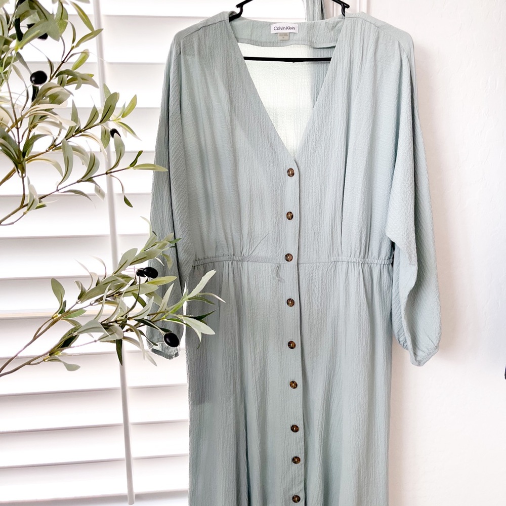 Calvin Klein button down dress